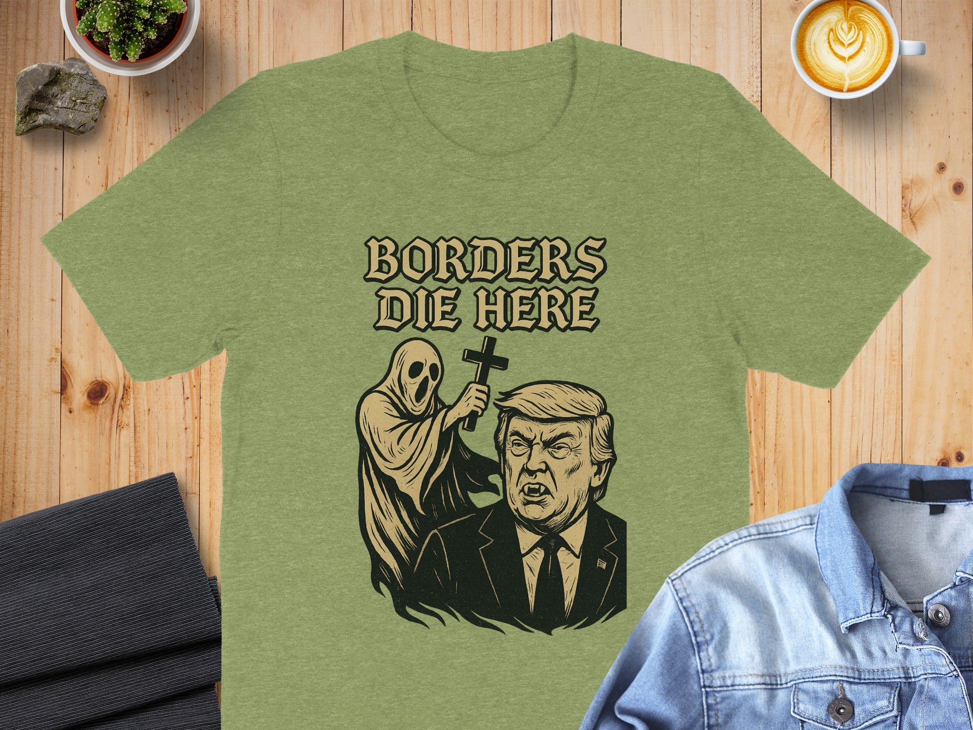 Borders Die Here Graphic T-Shirt product