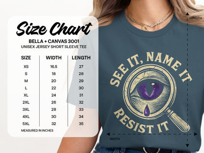 See It Name It Resist It Graphic Tee