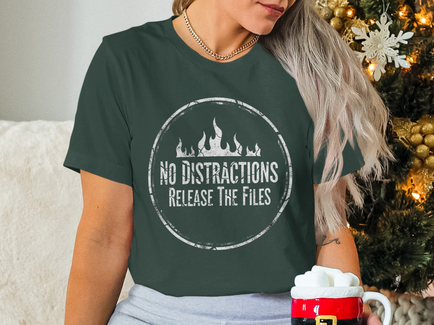 No Distractions Release The Files Shirt product