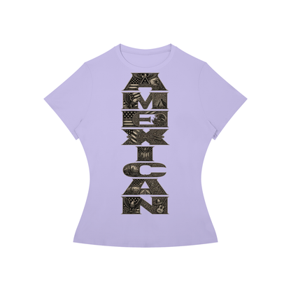 Amexican Pride Brown and Proud Women’s Slim Fit Performance T-Shirt