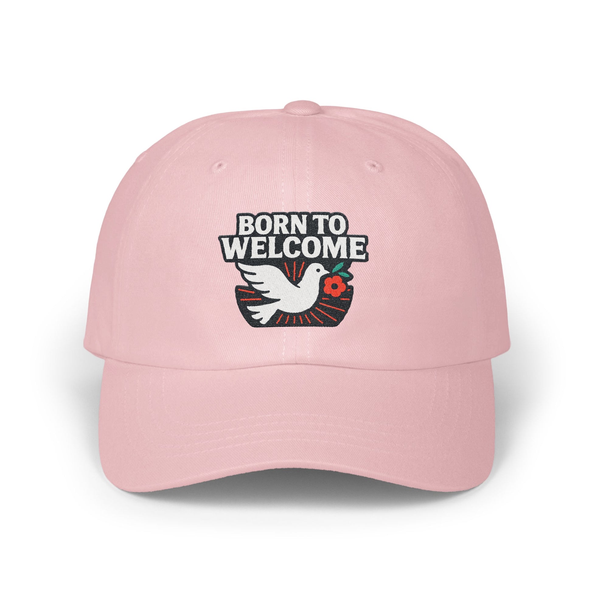 Born To Welcome Embroidered Dad Hat product
