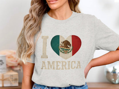 I Love America Heart Shape Graphic Print T-Shirt product