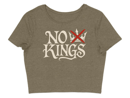 No Kings Bold Crown Design Casual T-shirt product