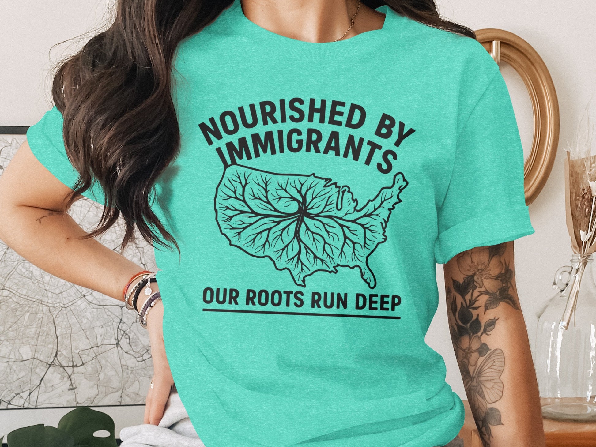 Nourished By Immigrants Our Roots Run Deep product type