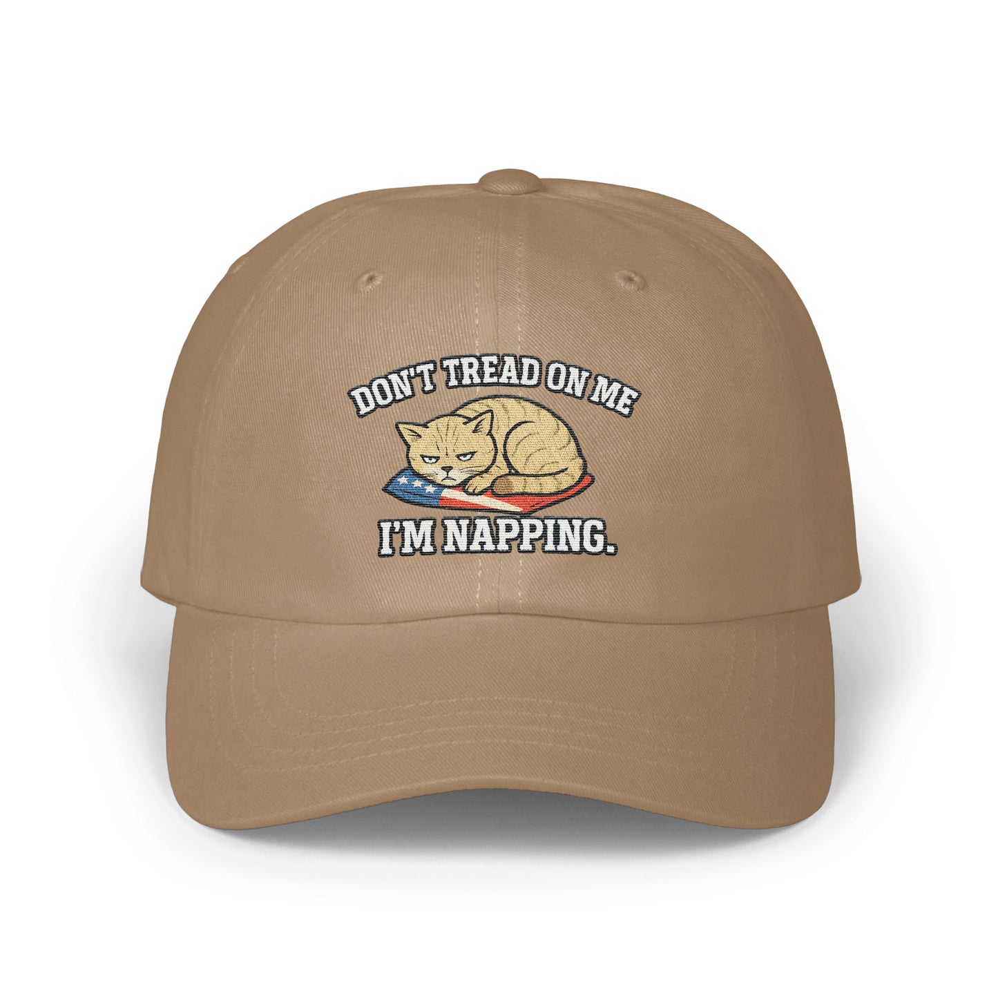Don't Tread on Me I'm Napping Embroidered Hat product type