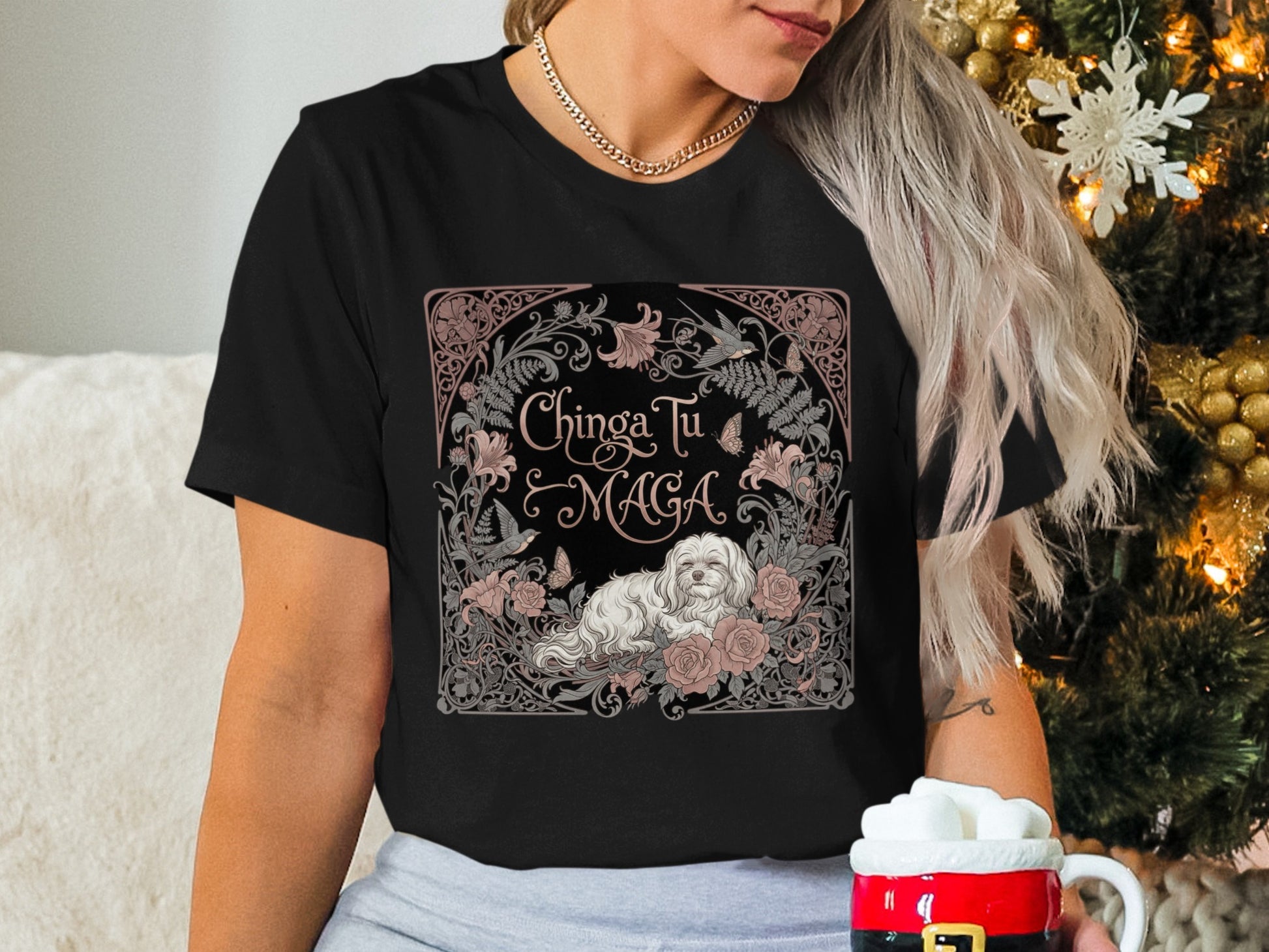 Chinga Tu Maga Dog Graphic Tee