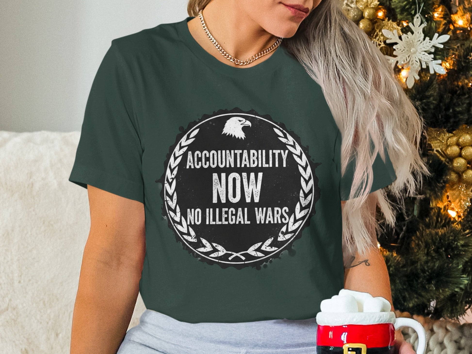 Accountability Now No Illegal Wars T-shirt