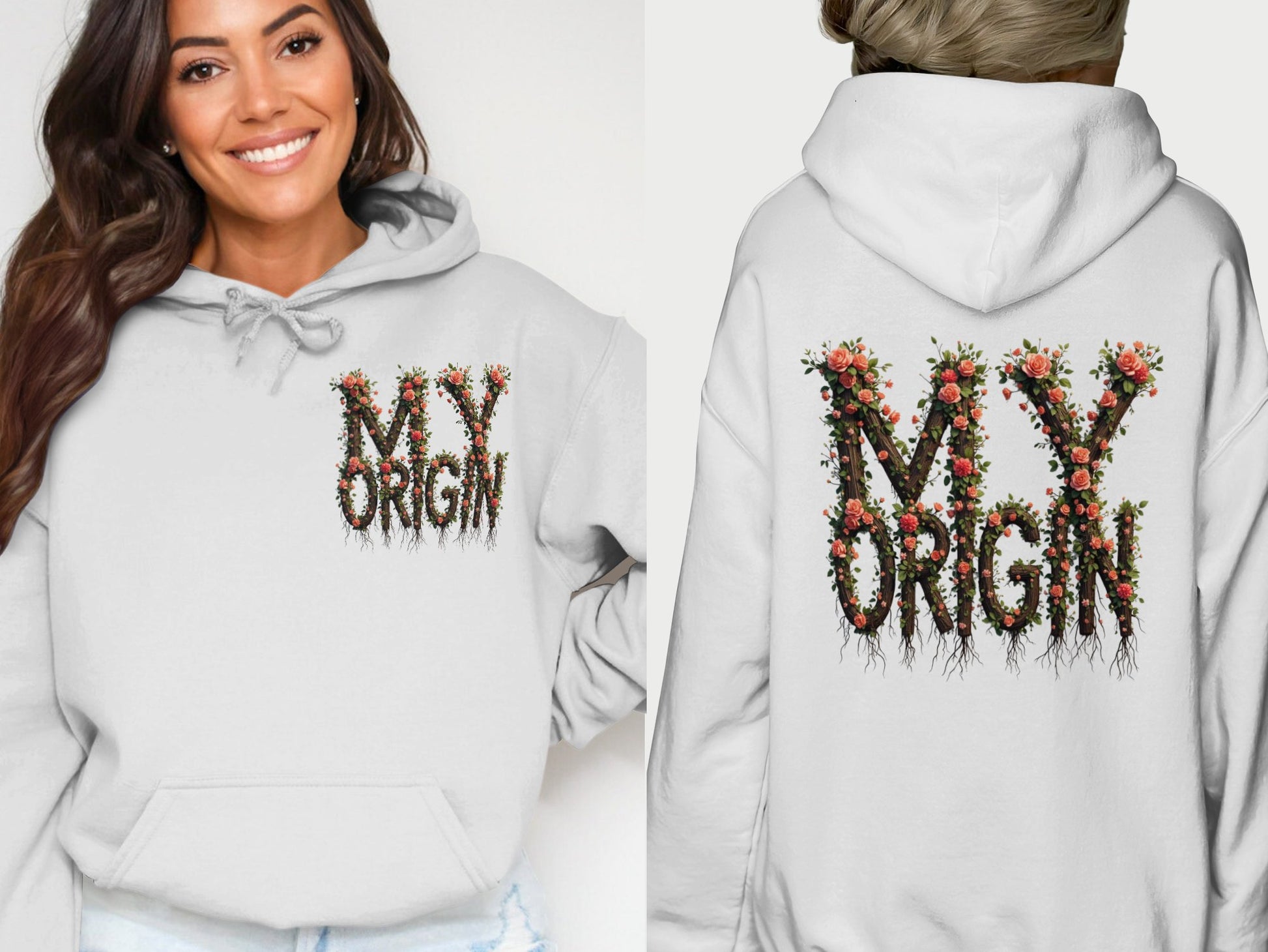 Floral My Origin Design Hoodie product