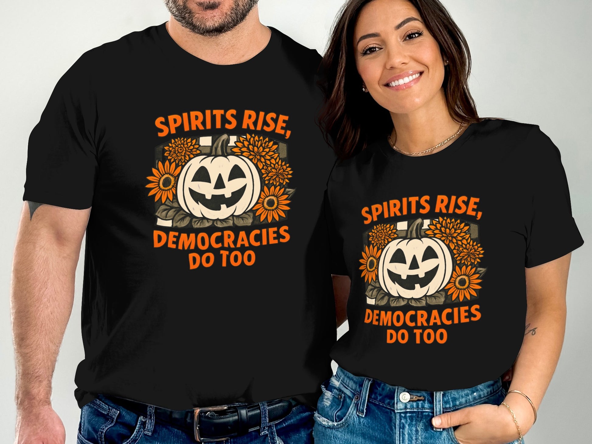 Spirits Rise Democracies Do Too Graphic Shirt product