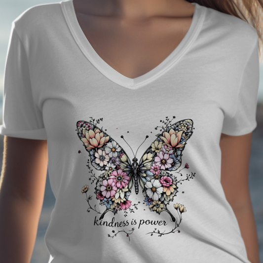Kindness Is Power Butterfly Graphic T-shirt product