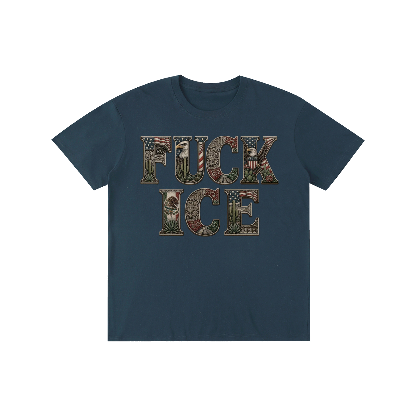 FUCK ICE with FDT Subtle The Perfect Tee; LOUDNESS Needed Now!! Pure Cotton Unisex T-Shirt