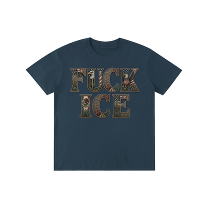 FUCK ICE with FDT Subtle The Perfect Tee; LOUDNESS Needed Now!! Pure Cotton Unisex T-Shirt