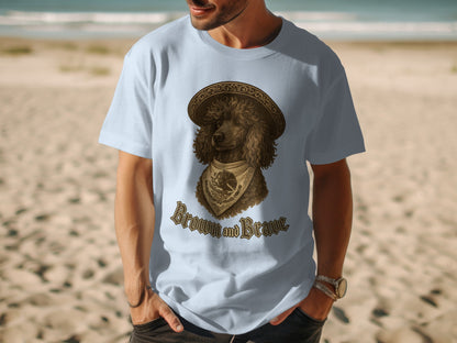 Brown and Brave Stylish Graphic Print Shirt product type
