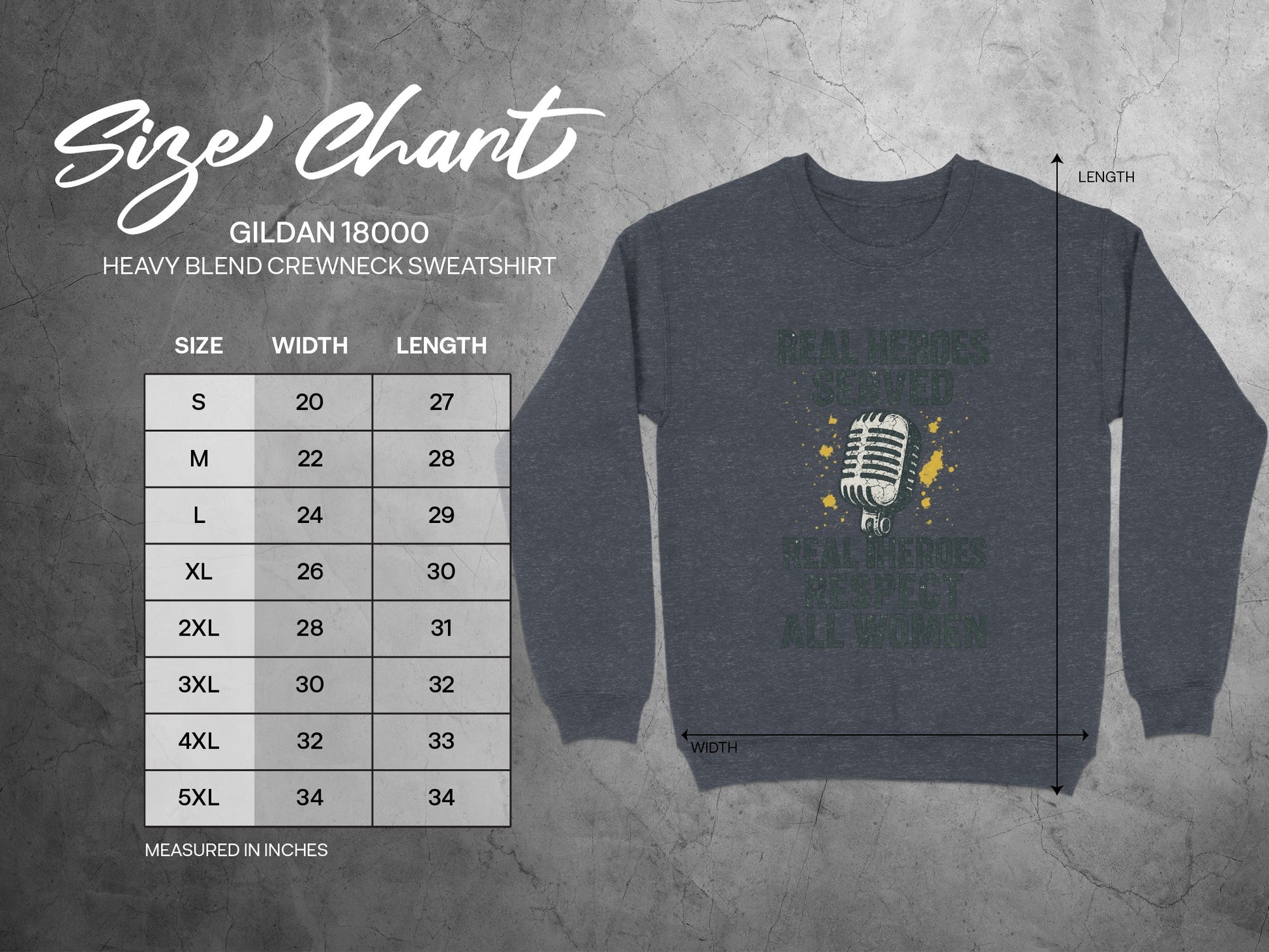 Real Heroes Support All Women Sweatshirt product