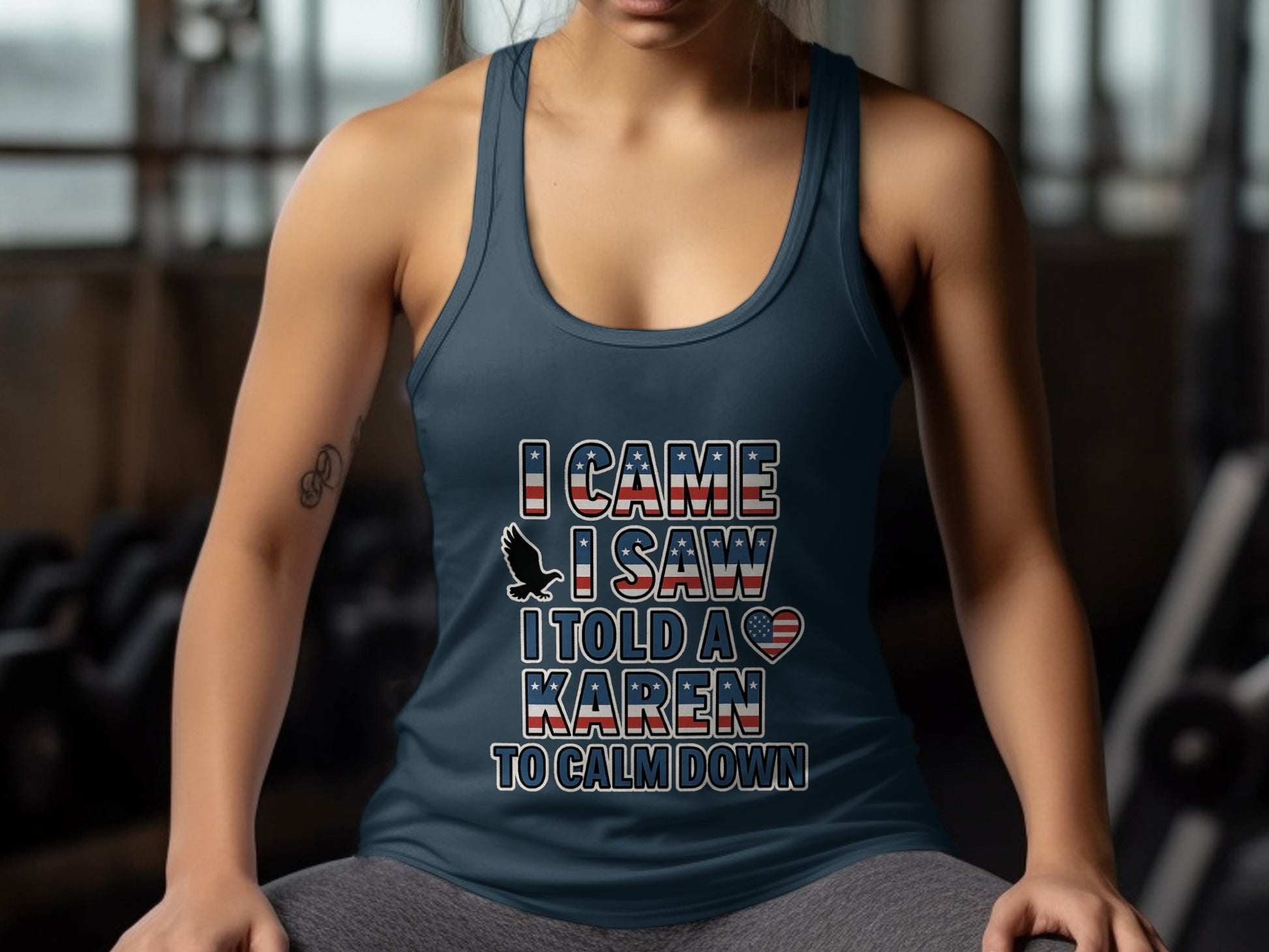 I Came I Saw I Told a Karen to Calm Down Tank Top Product