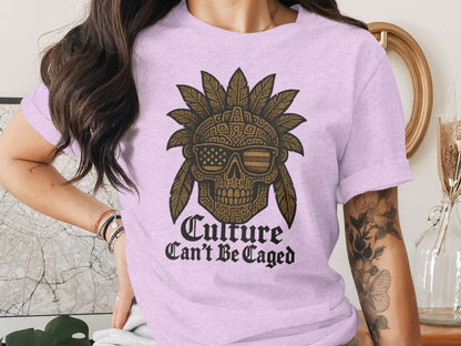 Culture Can't Be Caged Graphic T-Shirt Design
