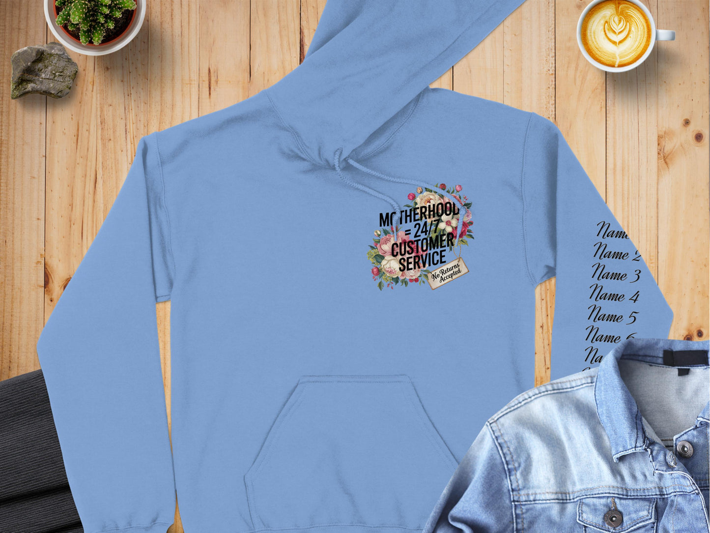 Cheerful Misterhood Customer Service Hoodie product type