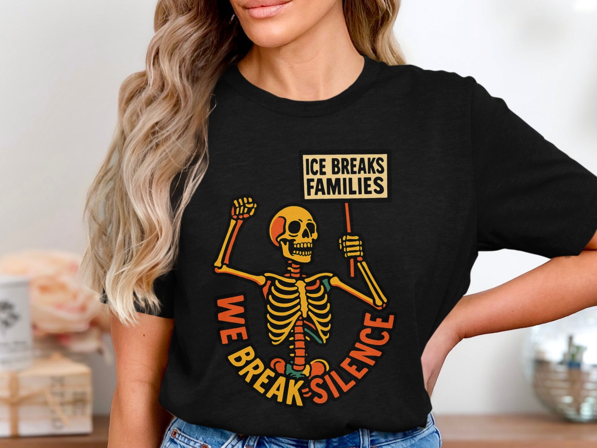 Ice Breaks Families We Break Silence graphic product