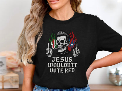 Jesus Wouldn't Vote Red Graphic Tee product