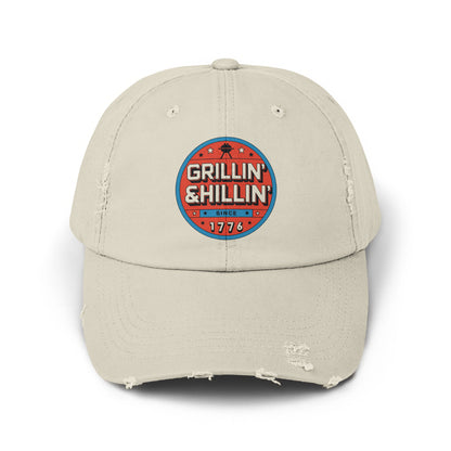 Grillin & Hillin Since 1776 Embroidered Dad Hat product type