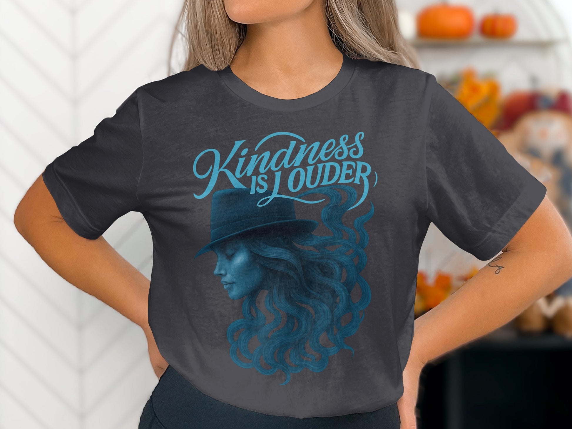 Kindness Is Louder Graphic Tee Shirt Design