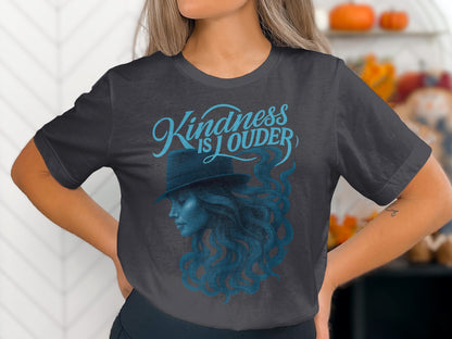 Kindness Is Louder Graphic Tee Shirt Design