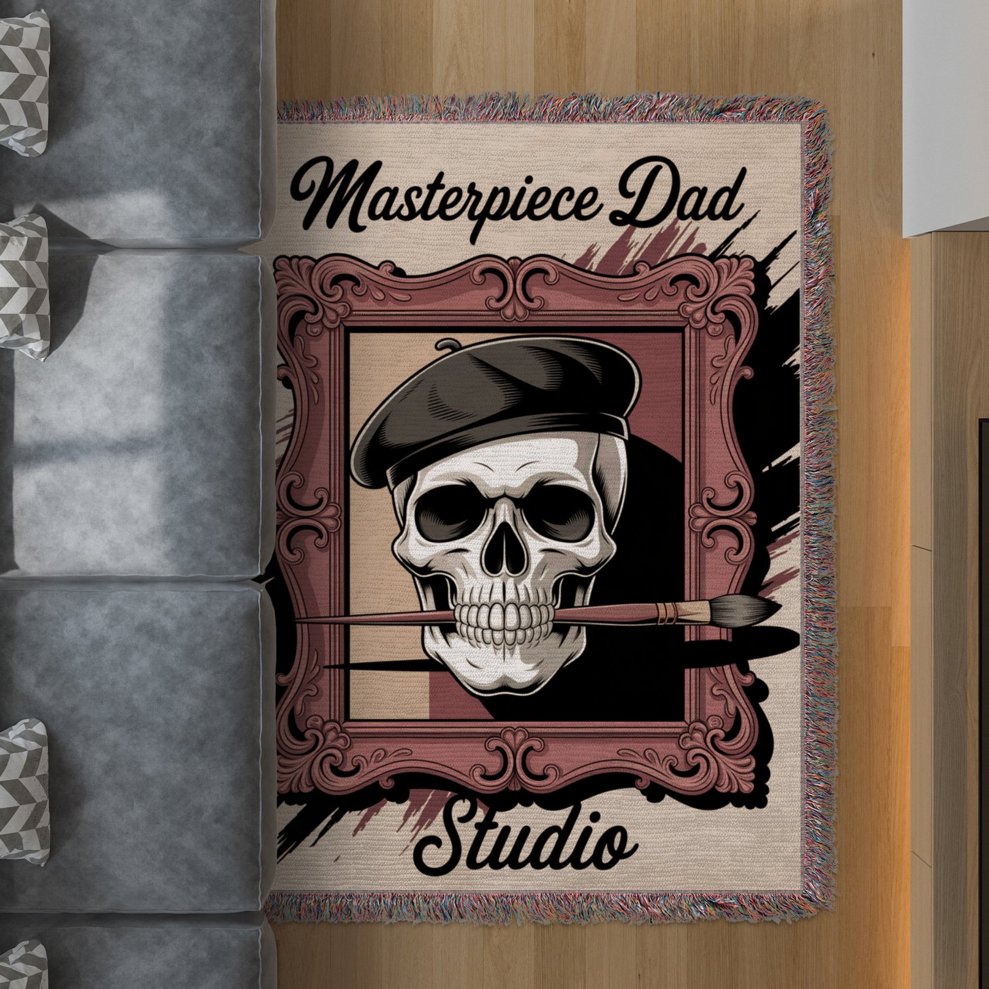 Masterpiece Dad Studio Skull Area Rug product type