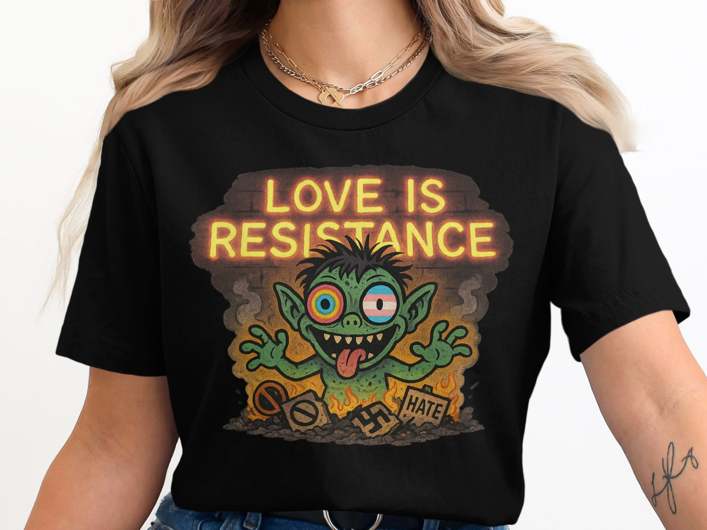 Love Is Resistance Graphic T-Shirt product type