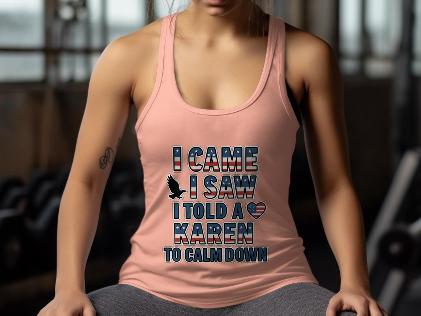 I Came I Saw I Told A Karen To Calm Down Tank Top product type