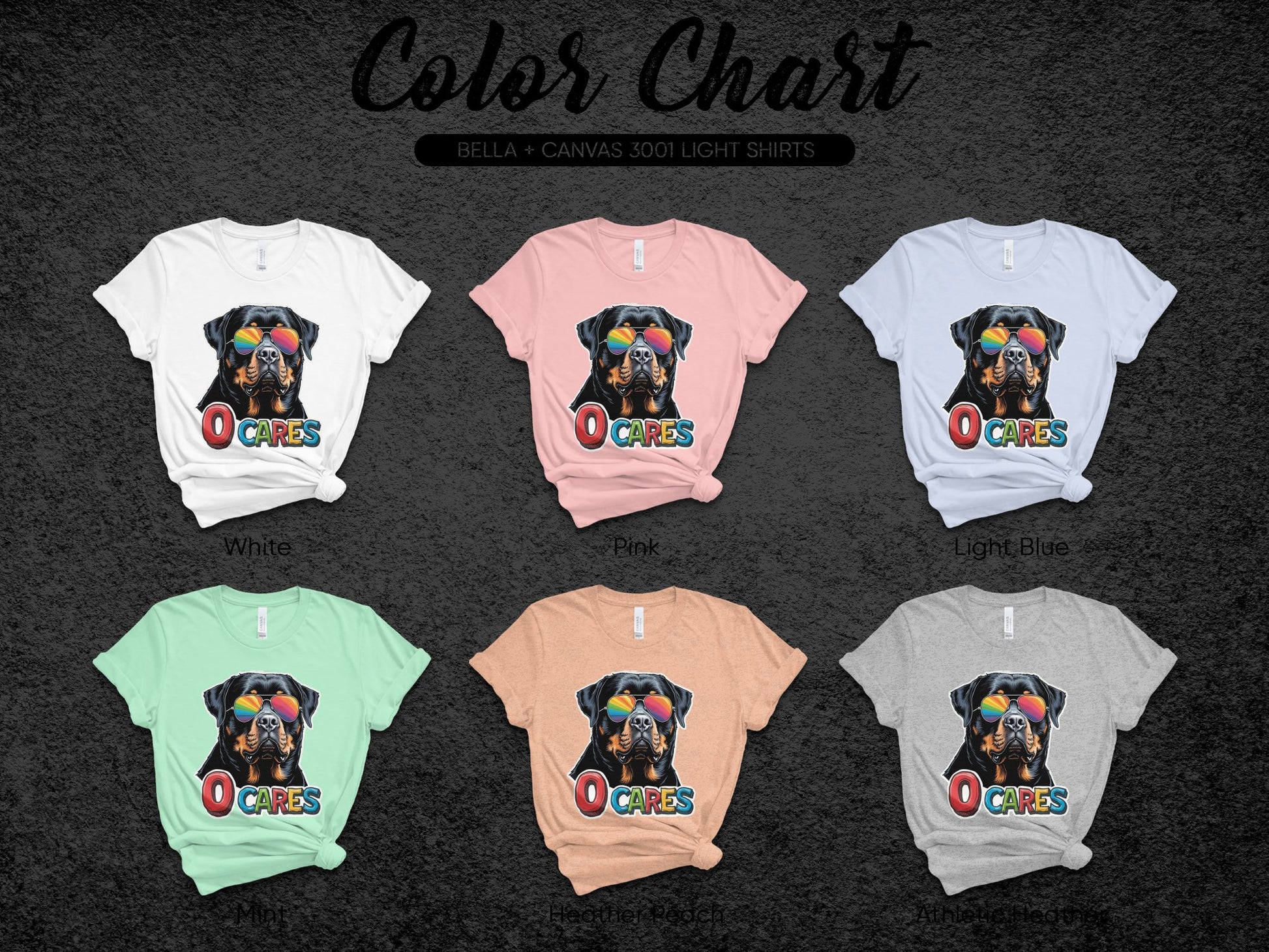 Funny Dog Wearing Sunglasses 0 Cares T-Shirt product