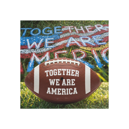 Together We Are America Decorative Football