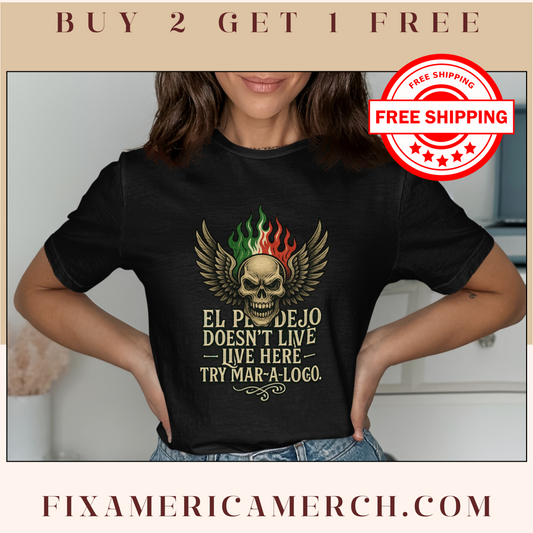 El pendejo doesn't live here live free try Mara Logo product