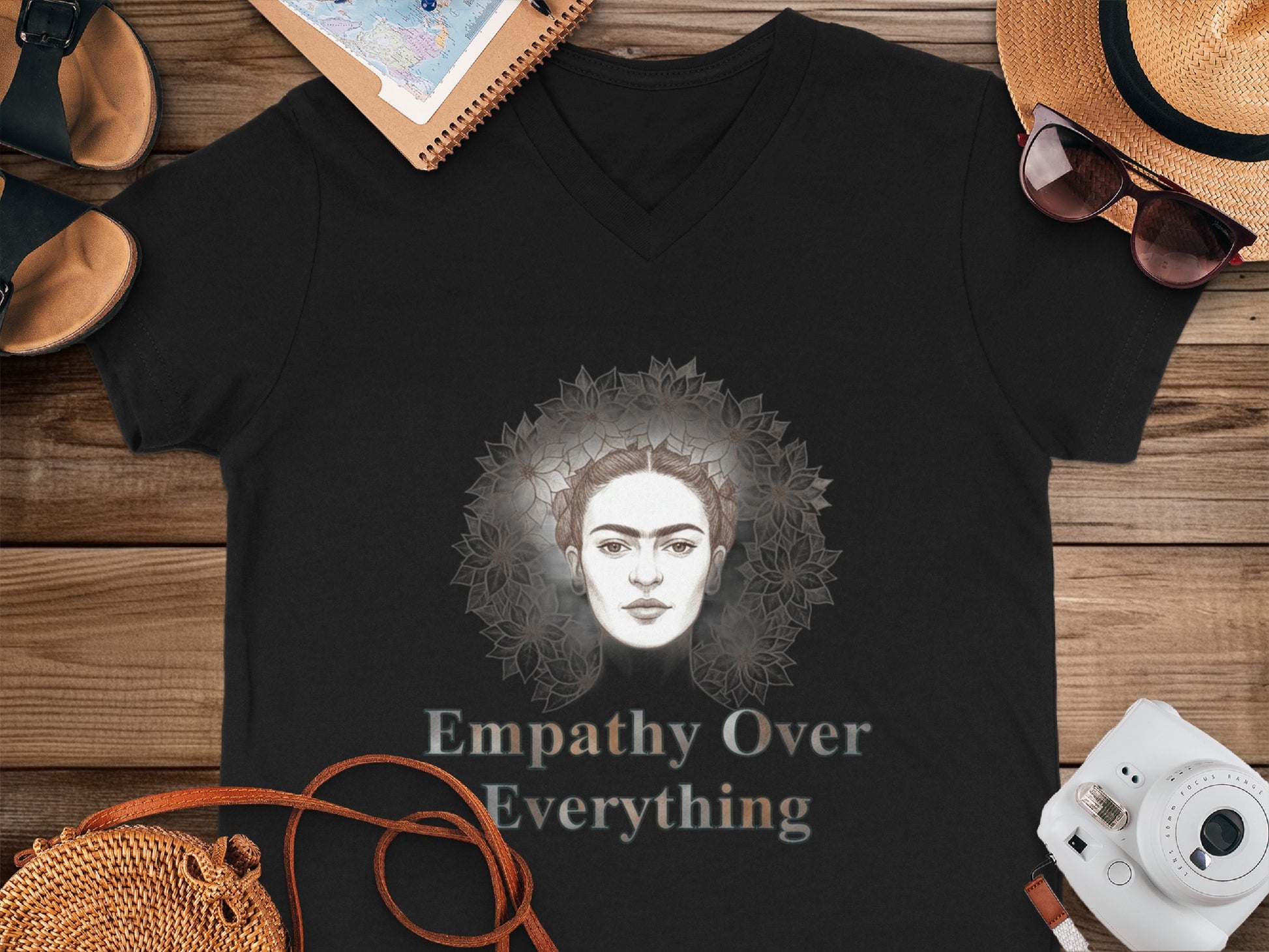 Empathy Over Everything Graphic Design T-Shirt
