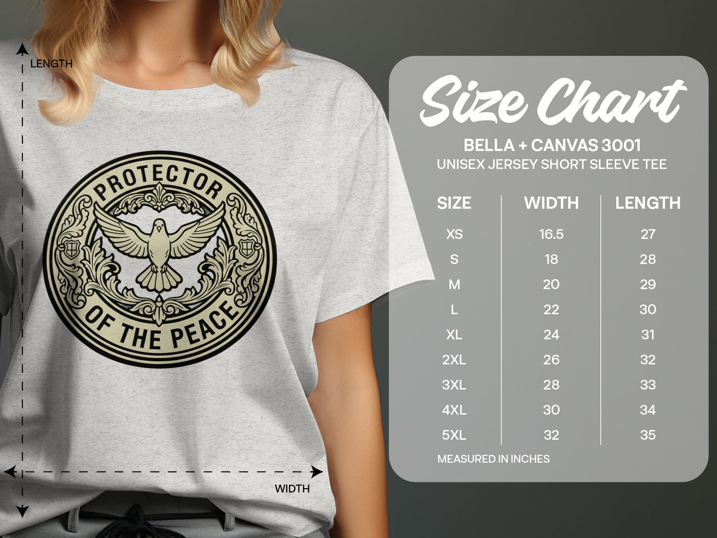 Protector of the Peace graphic tee
