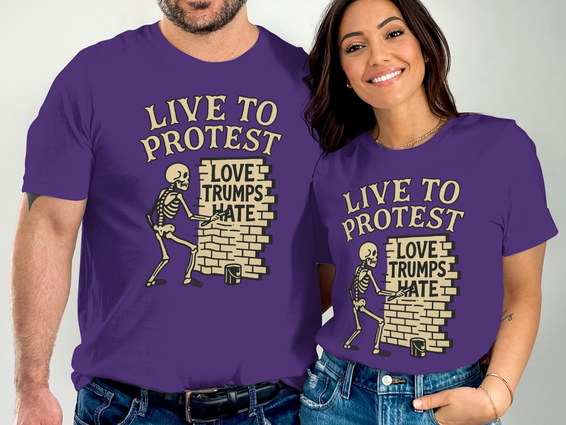Live To Protest Love Trumps Hate product type