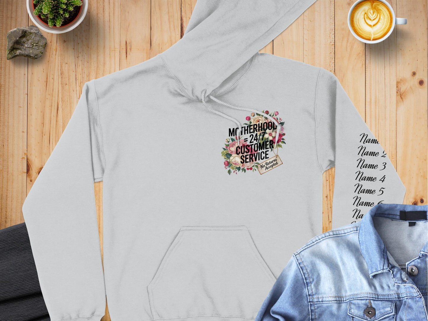 Motherhood 24 7 Customer Service Hoodie product type