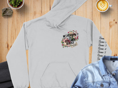 Motherhood 24 7 Customer Service Hoodie product type