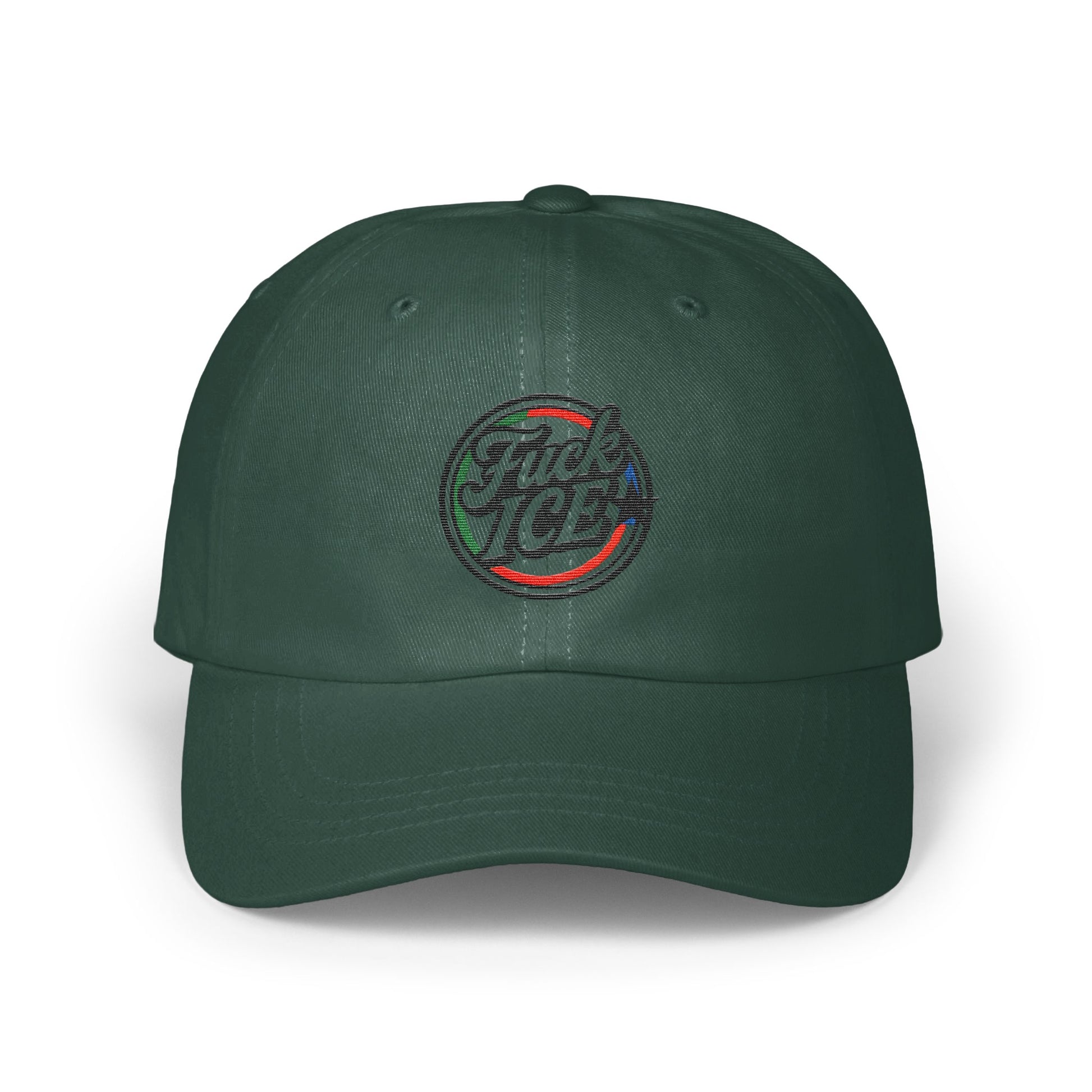 Bold Green Baseball Cap with Unique Design product