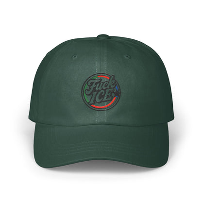 Bold Green Baseball Cap with Unique Design product