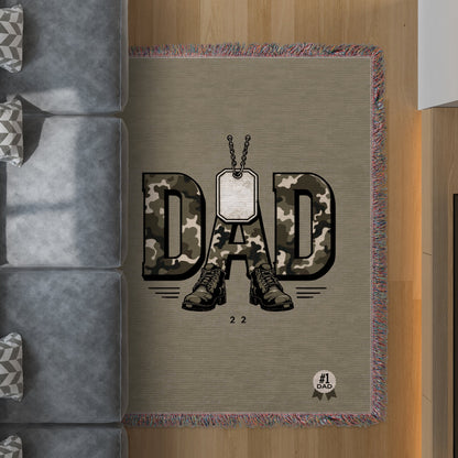Camouflage Dad Design with Boots and Dog Tags product type