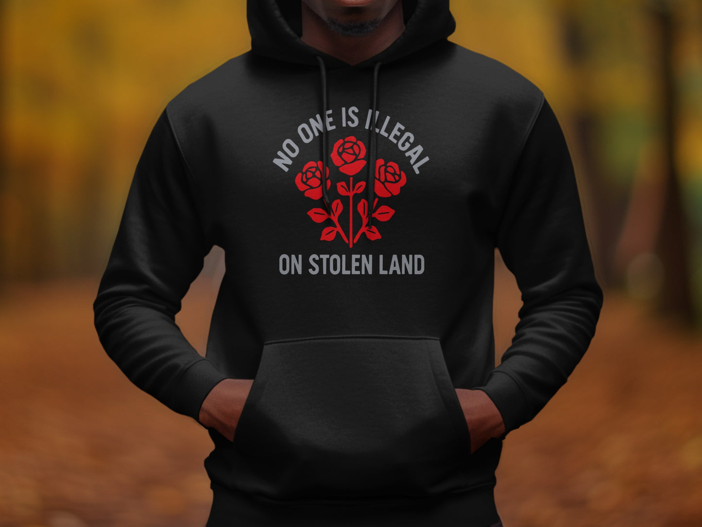 No One Is Illegal On Stolen Land Hoodie product type