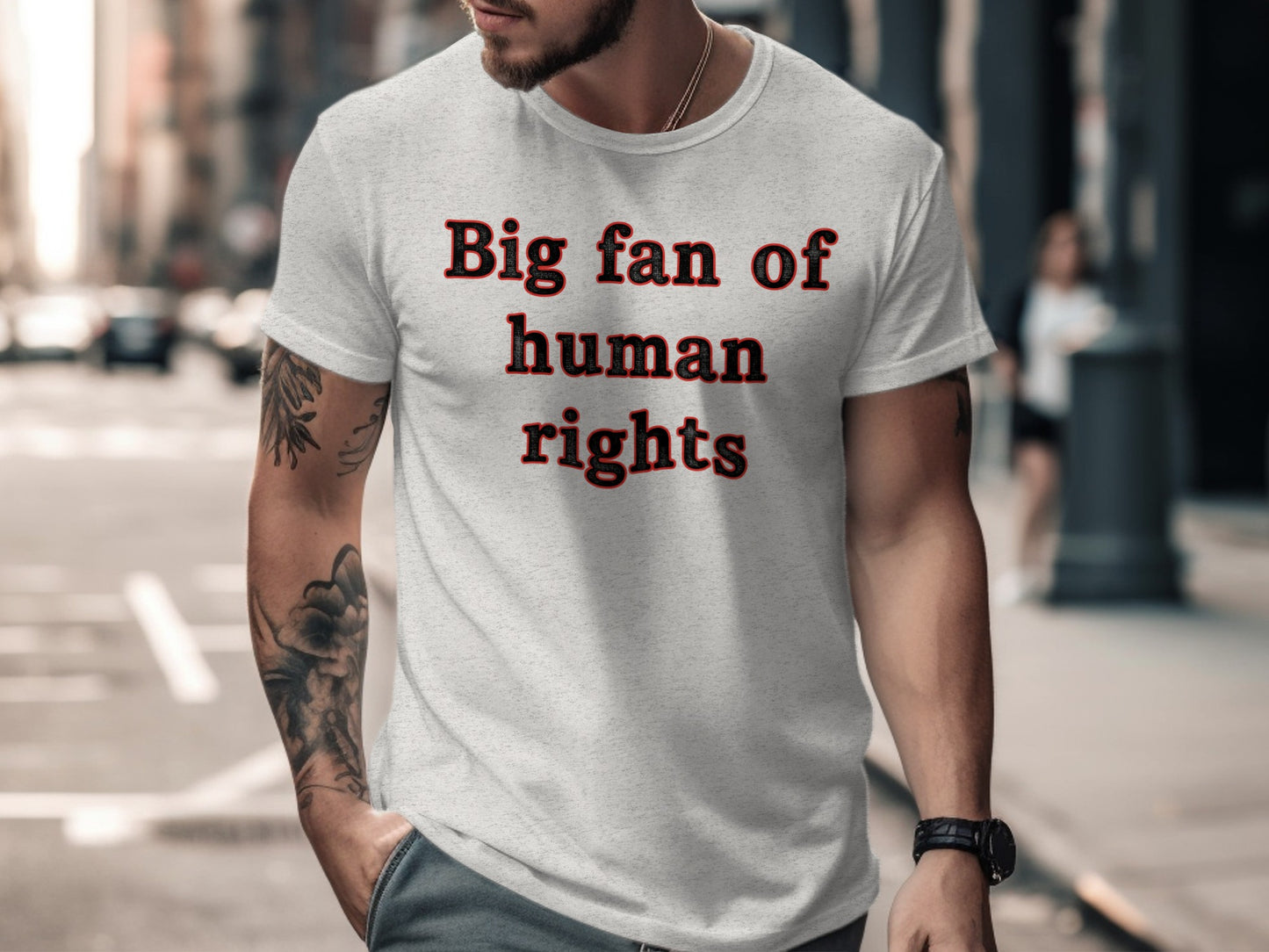Big Fan of Human Rights Enthusiast Shirt