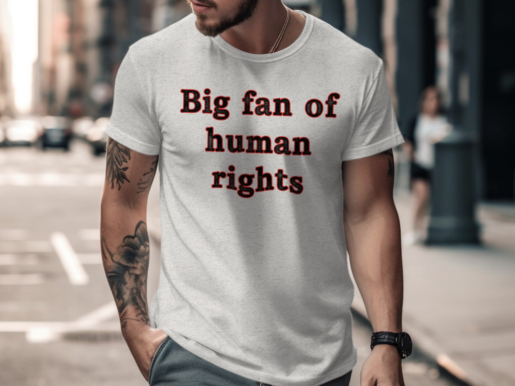 Big Fan of Human Rights Enthusiast Shirt