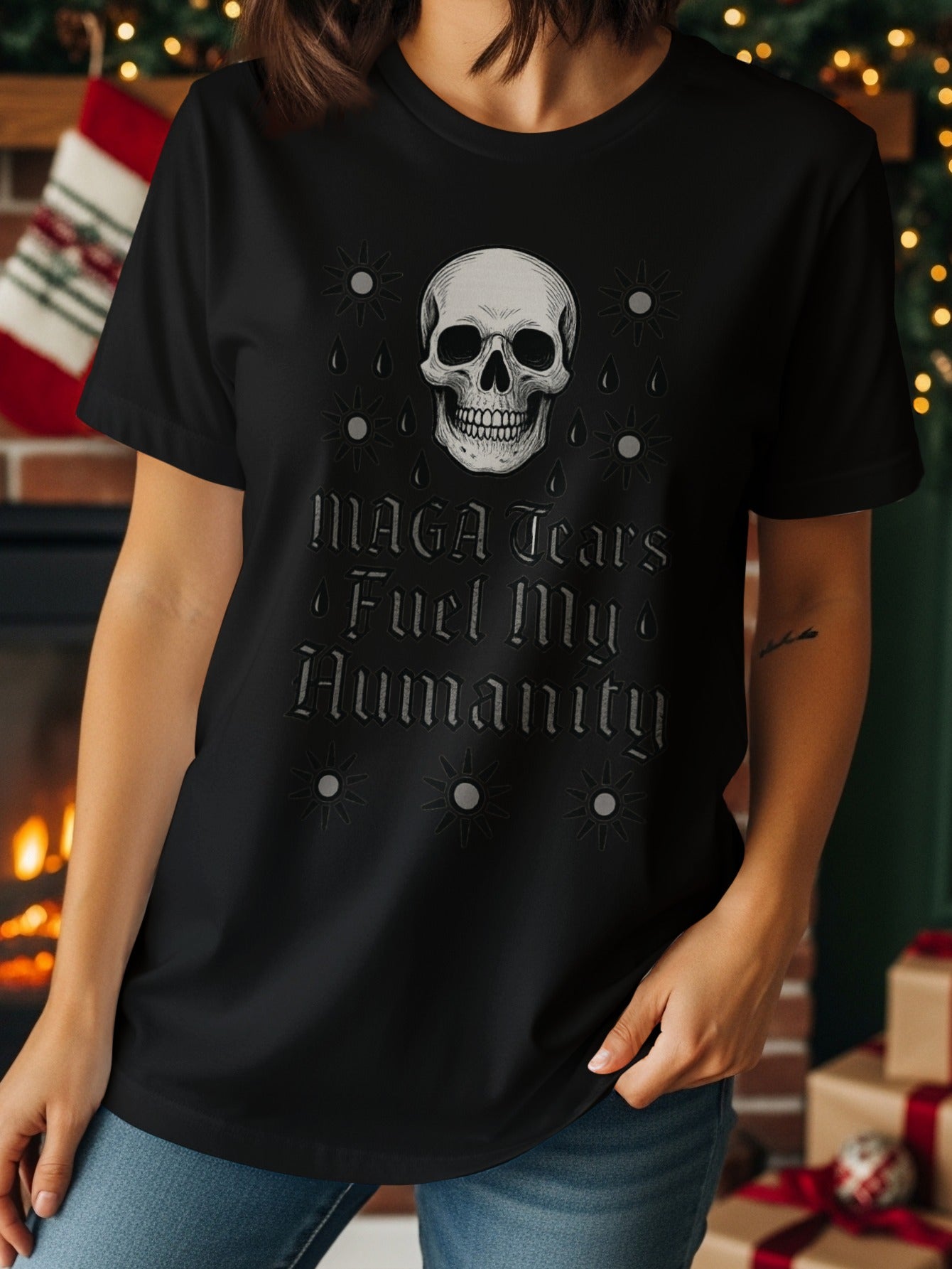 MAGA Tears Fuel My Humanity Graphic Tee