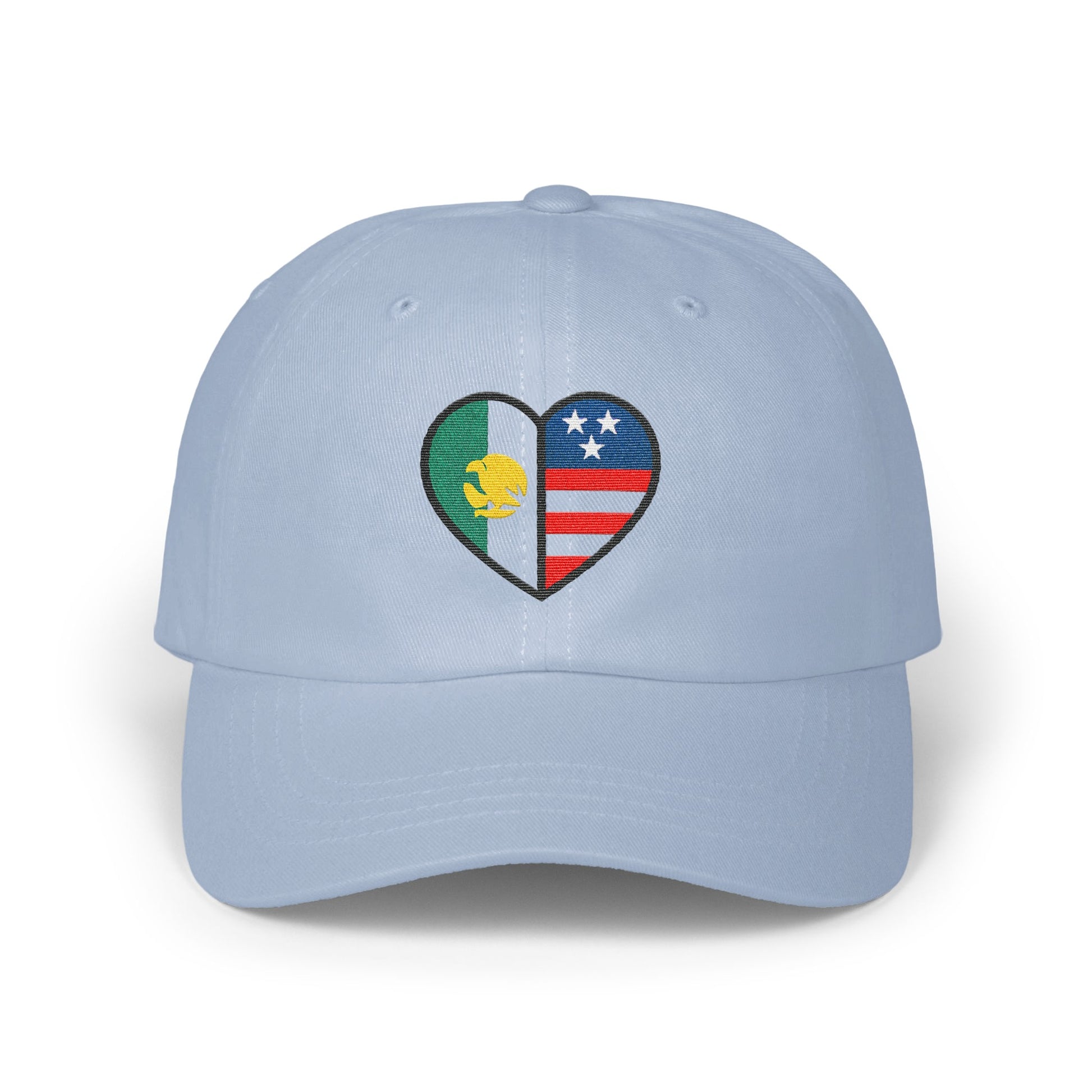 Heart Design Light Blue Cap Stylish Embroidered product type