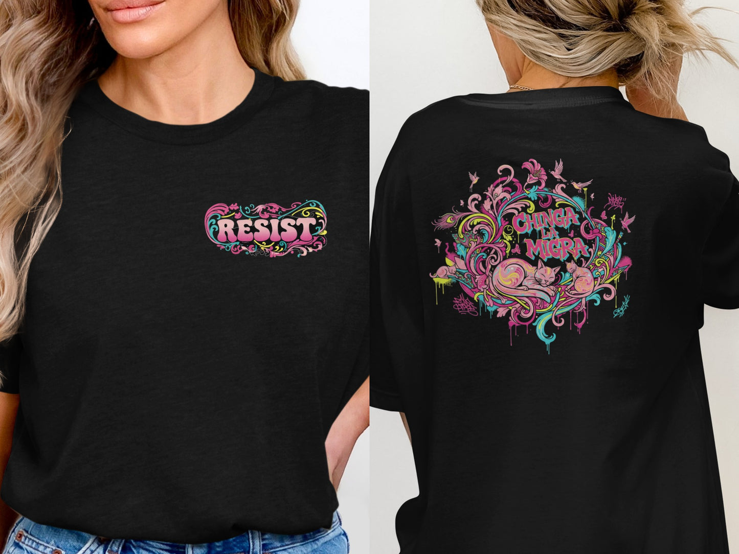 Bold and Cool RESIST Chunga Mi Compa T-Shirt