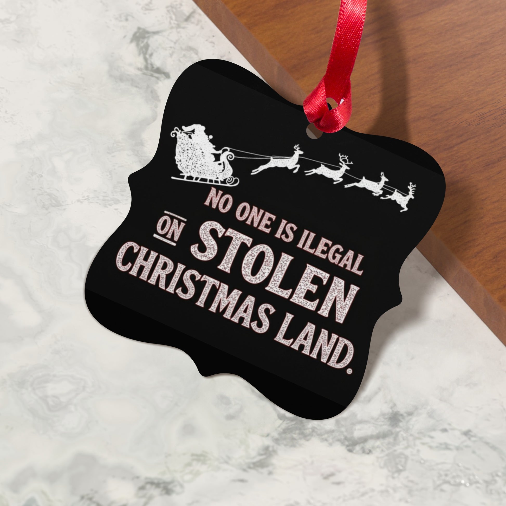 No One Is Illegal On Stolen Christmas Land product