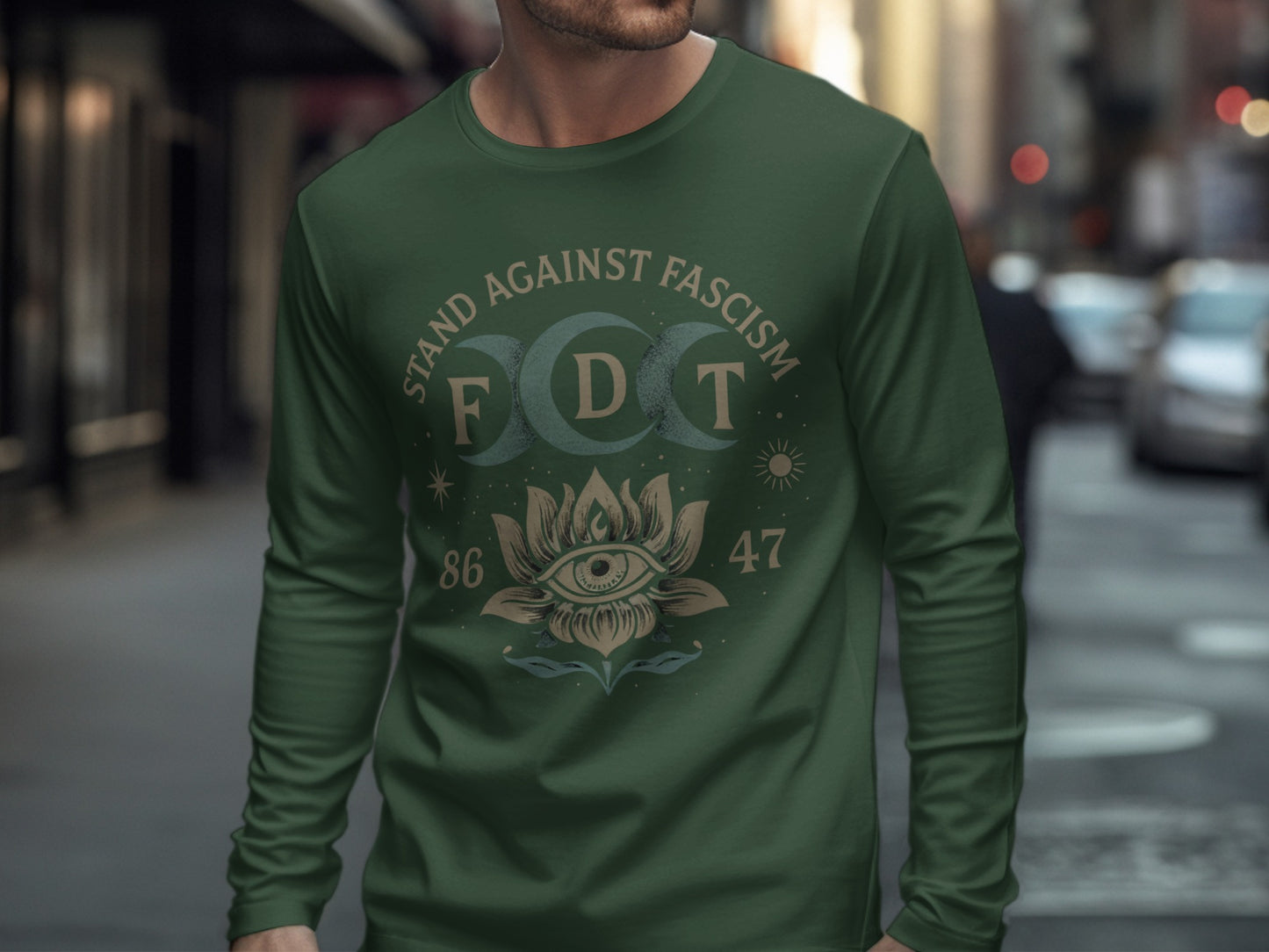 Stand Against Fascism FDT 86 47 Eye Design Shirt