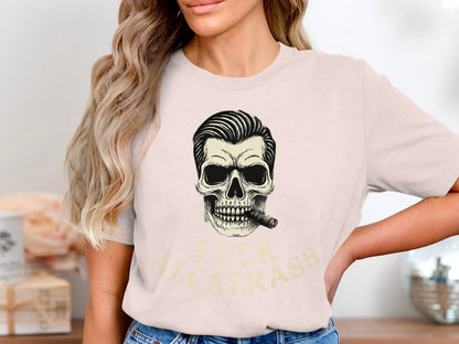 Unique Vintage Skull Graphic T-shirt Bold Apparel Product
