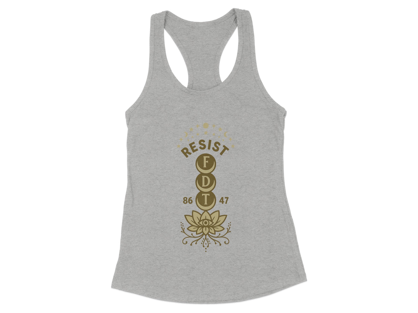 RESIST FDT 86 47 Lotus Design Tank Top Product